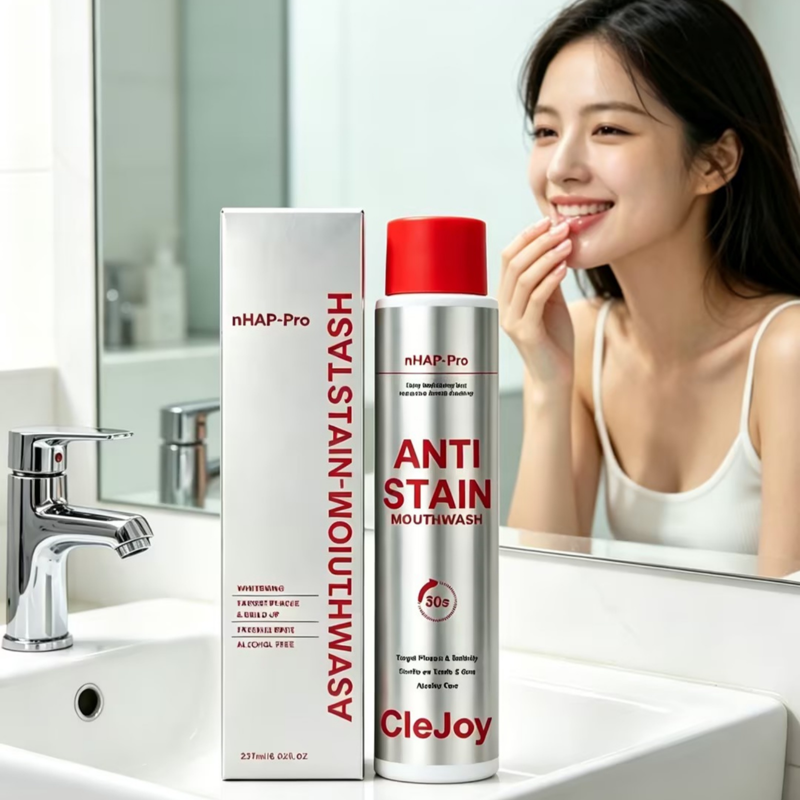 Collutorio Clejoy per Denti, F - Teeth Whitening Mouthwash recensione e prezzo