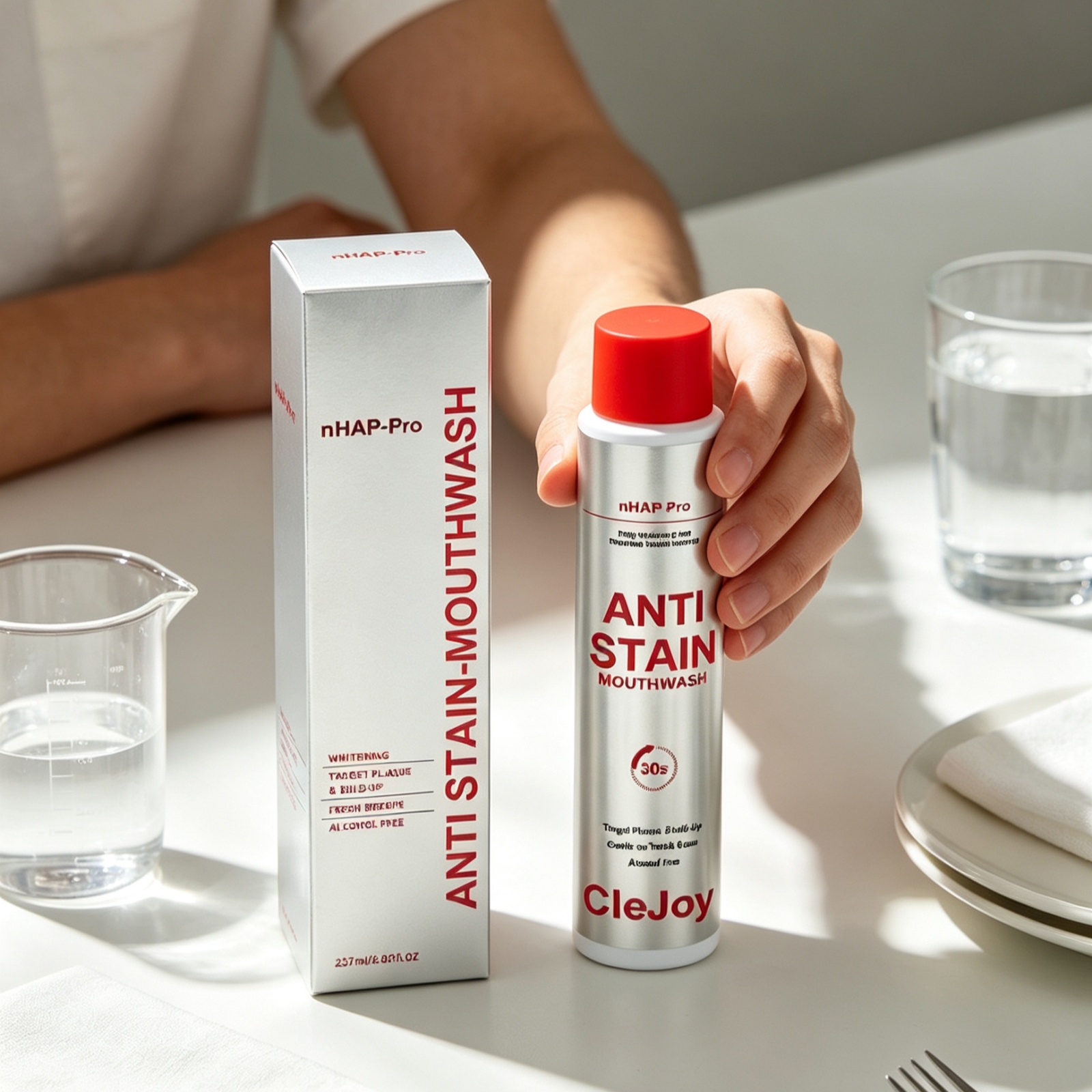 Collutorio Clejoy per Denti, F - Teeth Whitening Mouthwash recensione e prezzo